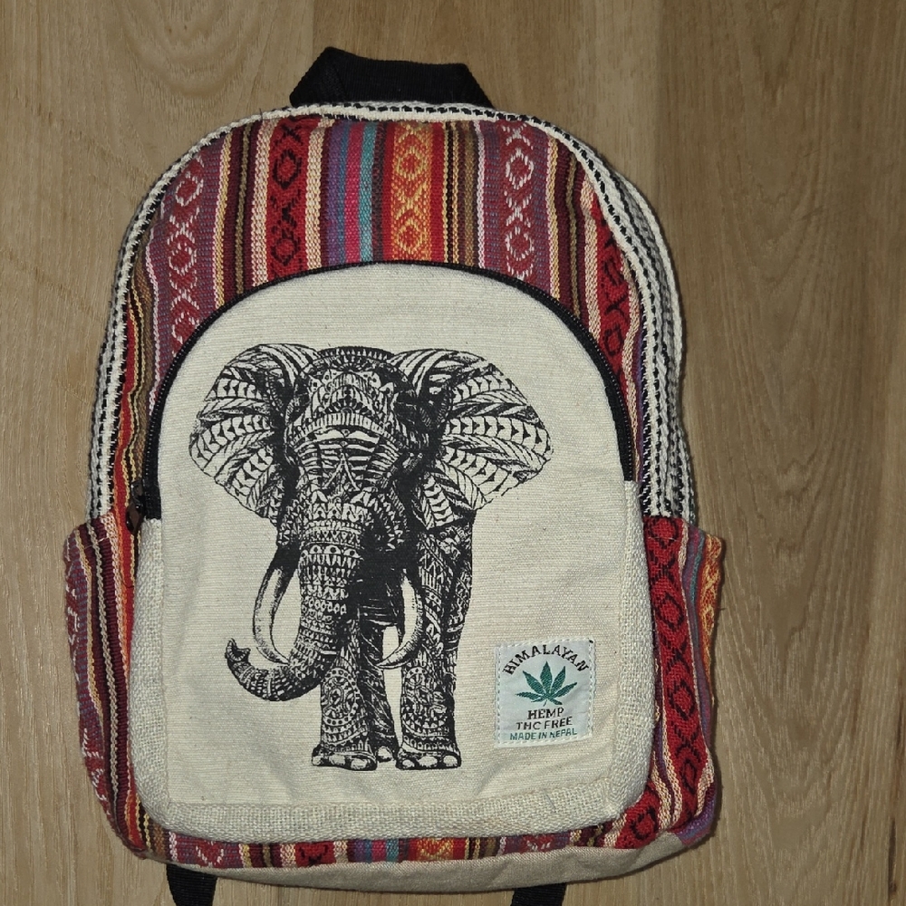 Medium Sized Bohemian Elephant backpack